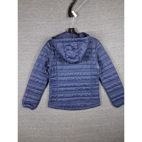 Seahawks Womens Jacket XS Blue Puffer Hoodie Full Zip Seattle NFL Football - Picture 8 of 9